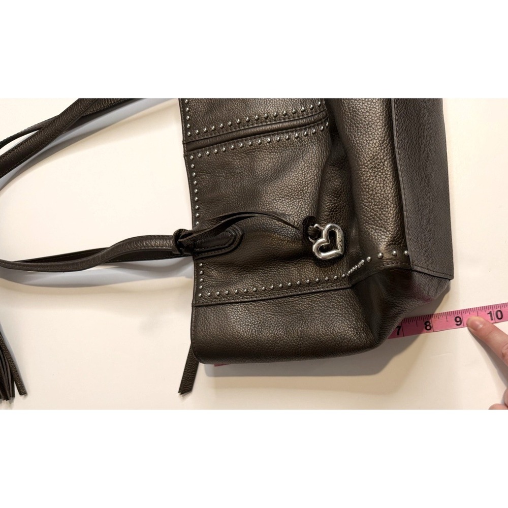 Brighton Pretty Tough Jax Tote Pebble Grain Leather Handbag Capsule Quiet Luxury - Picture 17 of 17